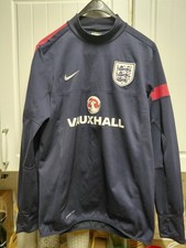 England Nike Storm Fit Football Team 2016/17 Training Top Blue Shirt Drill top M