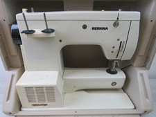 Bernina 801 Sewing Machine, With Pedal & Power Cable, In Carry Case, White