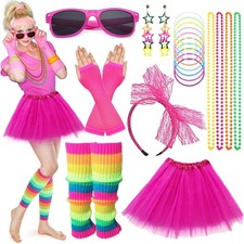 80s fancy dress costume set - 80s,