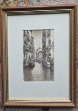 Framed print of Venice scene