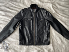 Katherine Hamnett Leather Jacket with Wool Blanket Lining