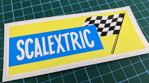 Scalextric 1960s sticker - scalextric,