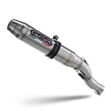 GPR Deeptone Satin Steel Exhaust KTM Duke 390 Approved 2017-2020
