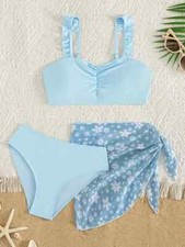 Teen Girls Ruched Trim Decor