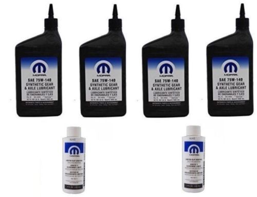 Axle oil change - oil, package