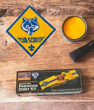 Official Cub Scout Grand Prix Pinewood Derby Race Car Kit 1996 75th Anniversary