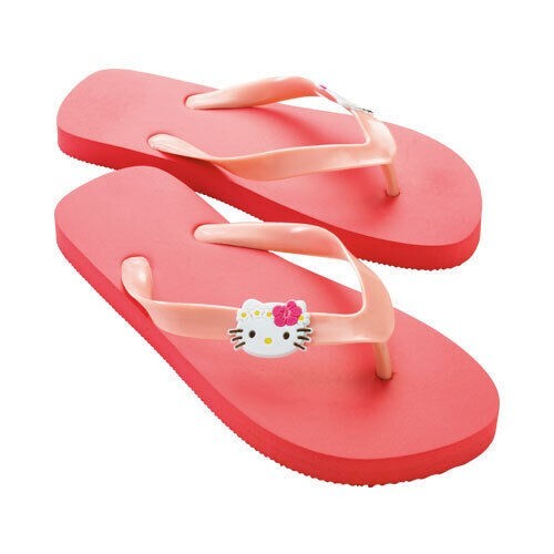 Hello kitty flip flops size - hello,