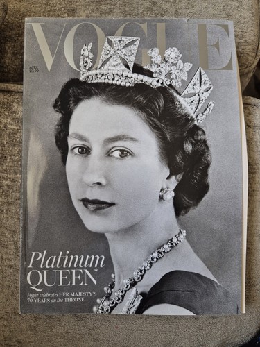 British vogue magazine april - british,