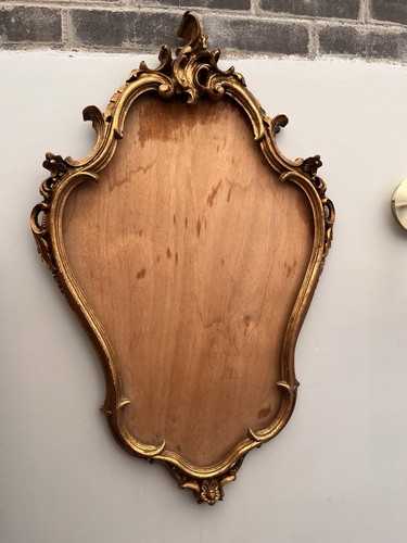 Vintage french gilded mirror - vintage,