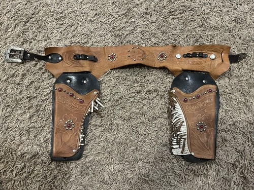 Vintage leather jeweled roy - jeweled,