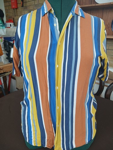 Short sleeved stripy - short,