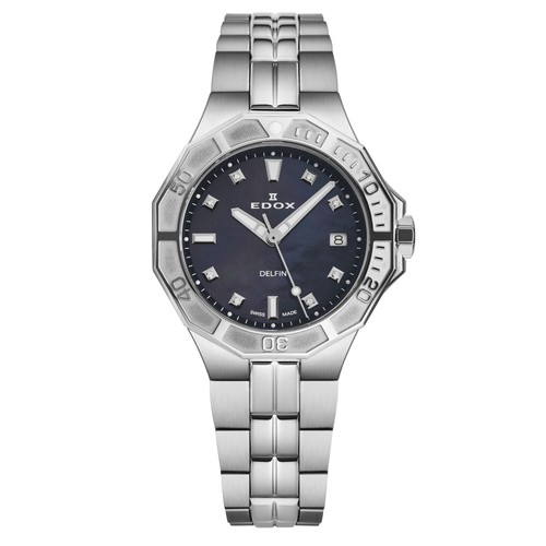 Edox delfin blue mop dial - edox,