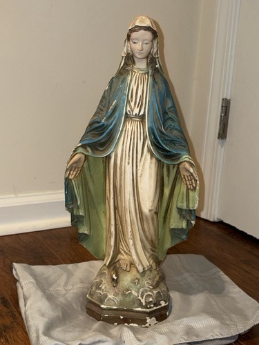 Vtg madonna religious statue - religious,