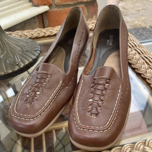 Footglove brown leather ladies - brown,
