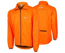 Mens Cycling Rain Jacket High Visibility Waterproof Running Top Rain Coat NEW
