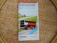 Centrebus Grantham & South Lincs bus timetable booklet dated September 2019