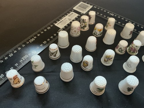 Thimbles ceramic bone - bone, china