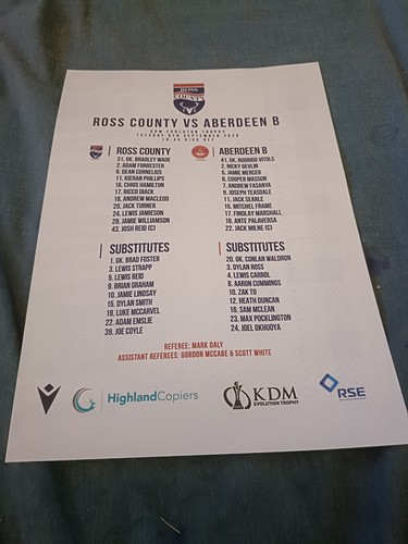Ross county aberdeen kdm - ross,