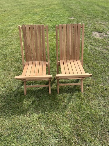 Deluxe folding garden chairs - garden,