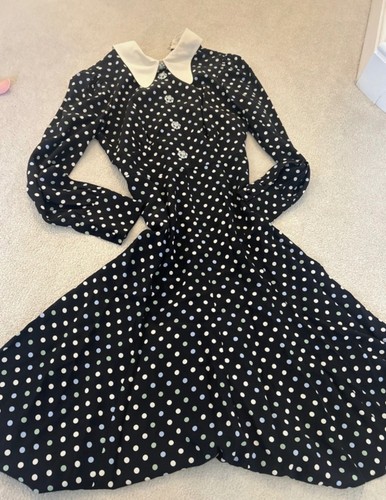 Bennett navy polka - navy,