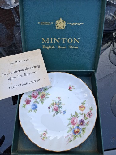 Vintage boxed minton trinket - vintage,