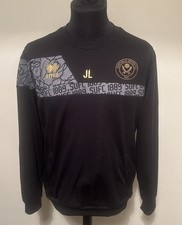 Sheffield United player worn Shirt training top/ jumper JL  size large errea 