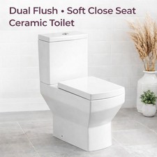 Modern Close-Coupled Toilet