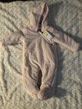 Baby Girls Padded Snowsuit