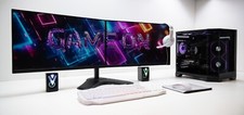 Gaming PC Setup White K/M/H