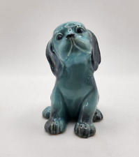 Adorable Vintage Beswick blue  puppy dog Sitting 454