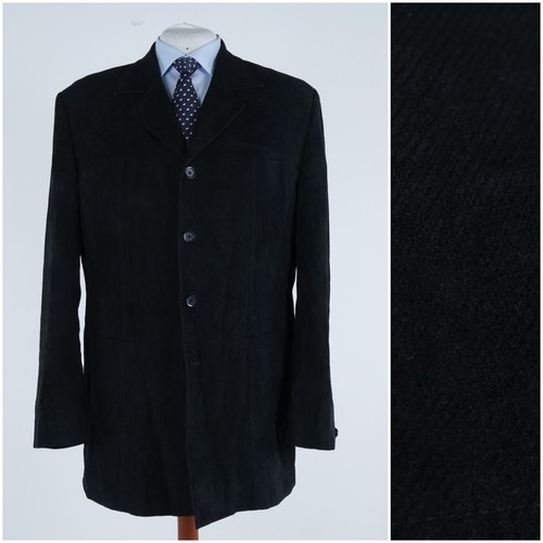 Mens black soft blazer - black, 48r