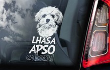 LHASA APSO Car Sticker