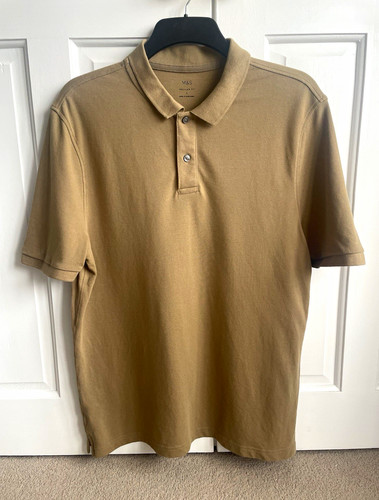Beige regular fit - m&s, collared