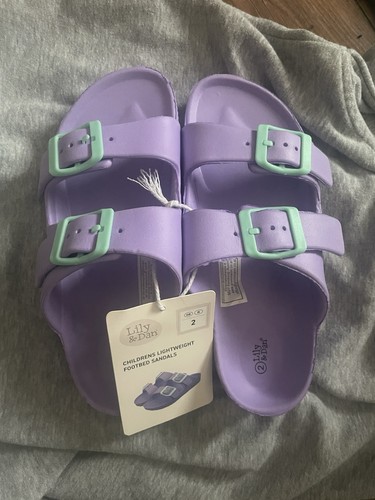 Lily dan kids purple green - &,