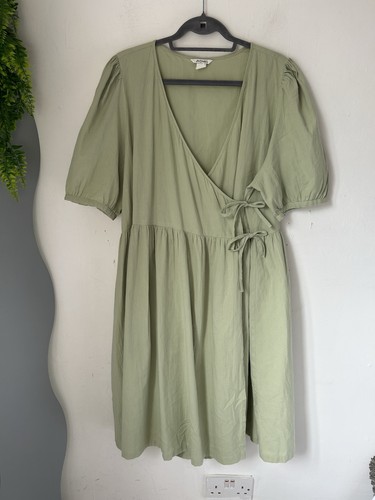 Monki sage green wrap - , mini