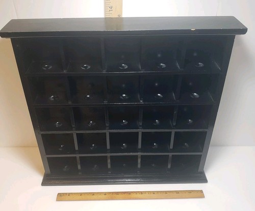 Wood display shelf - wood, pigeonholes