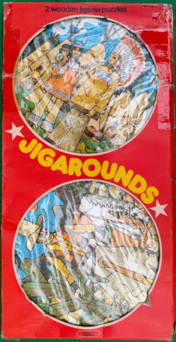 Vintage wooden circular jigsaw - vintage,