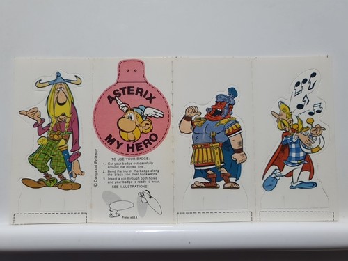 Weetabix card asterix uncut - weetabix, asterix,