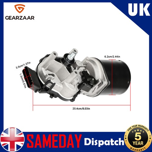 Front windscreen wiper motor - front,