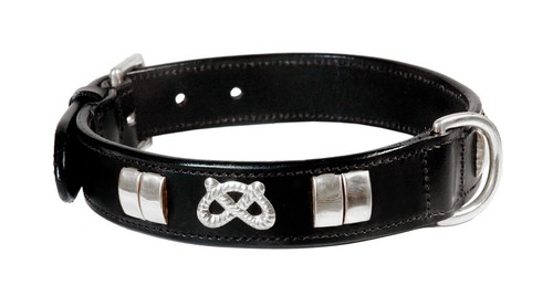 Staffy leather small dog - leather,
