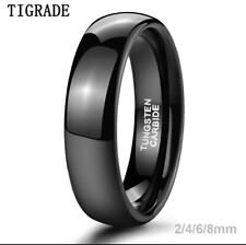 Mens Womens Black Tungsten