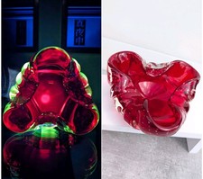 Vintage Murano Sommerso Red