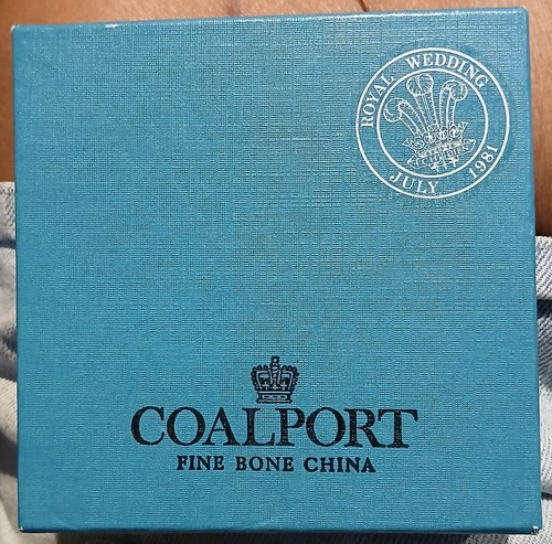 Coalport royal wedding 1981 - coalport,