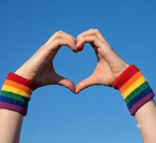 Pride wrist sweatband - wrist,