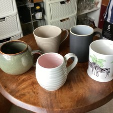 Joblot of 5 Kitchen  Mugs Good