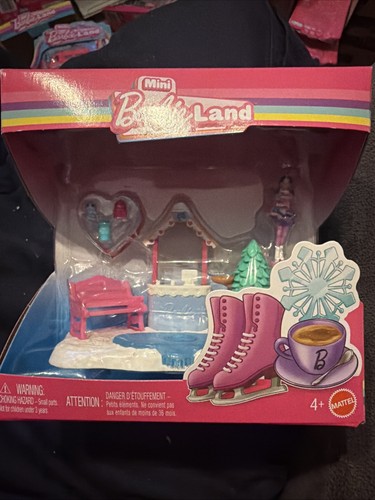 Mini barbie land iced lake - barbie,