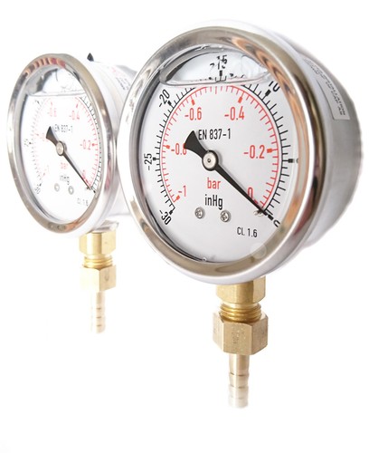 Glycerine fill vacuum - vacuum, gauges