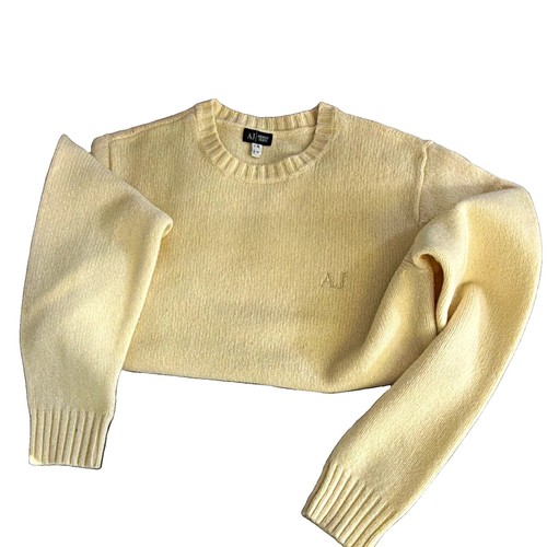 Armani jeans cream knit - armani,