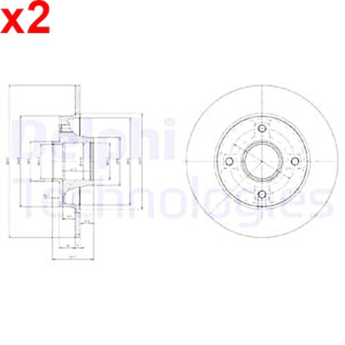 Delphi brake disc for - delphi,