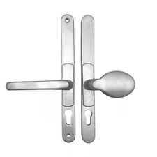 Adjustable UPVC Lever Pad Door Handles –  62/95mm PZ, 260mm Screw Centres